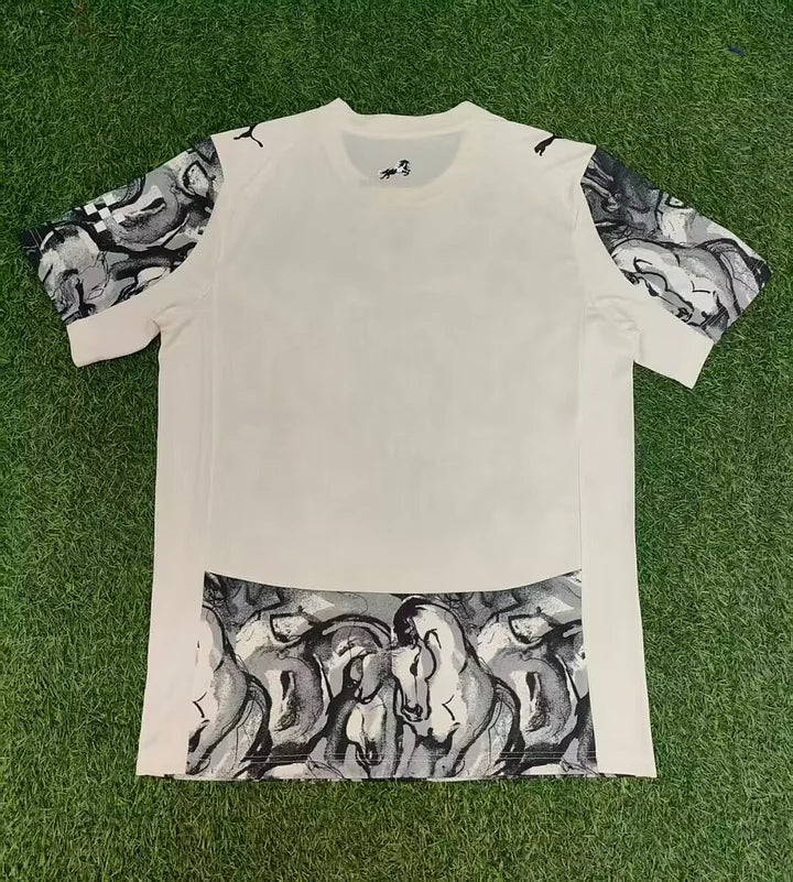 2025/2026 Manchester City Year of The Horse Special Edition Grey Football Shirt
