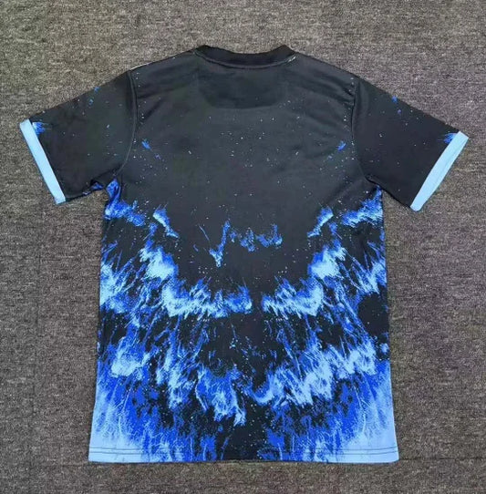 2025/2026 Real Madrid Special Edition Black And Blue Football Shirt