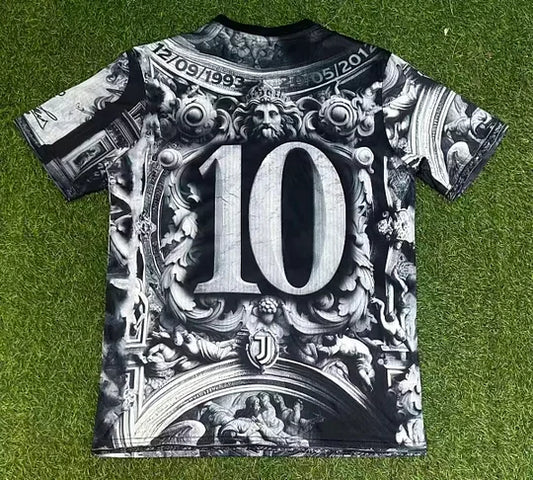 2025/2026 Juventus Pre-Match Suit Black Soccer Jersey