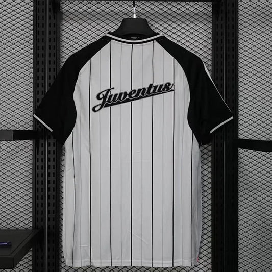 2025/2026 Juventus Baseball Uniform White Soccer Jersey