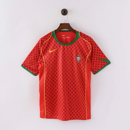 2004 Retro Portugal Home Football Shirt