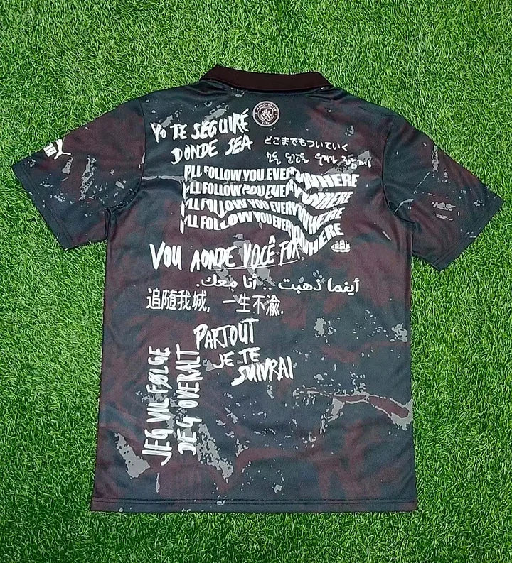 2025/2026 Manchester City Special Edition Black Football Shirt