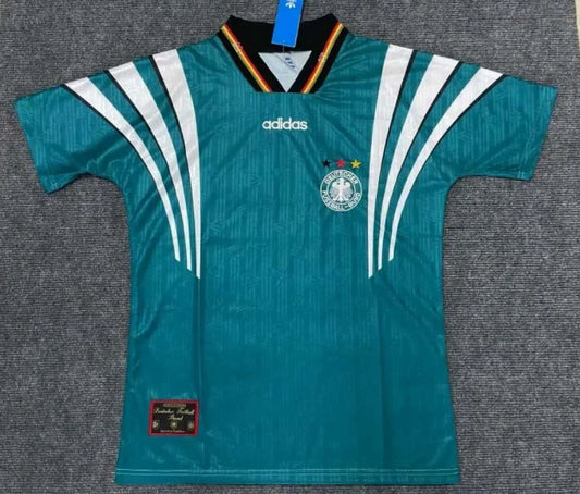 1996 Retro Germany Away Soccer Jersey Football Shirt