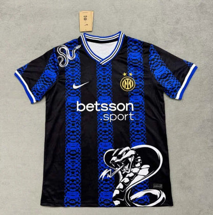 2024/2025 Internazionale Milan Special Edition Blue and black Football Jersey