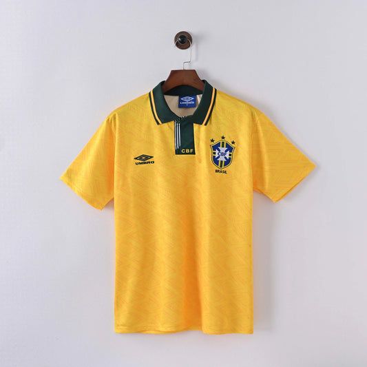 1991/1993 Retro Brazil Home Football Shirt