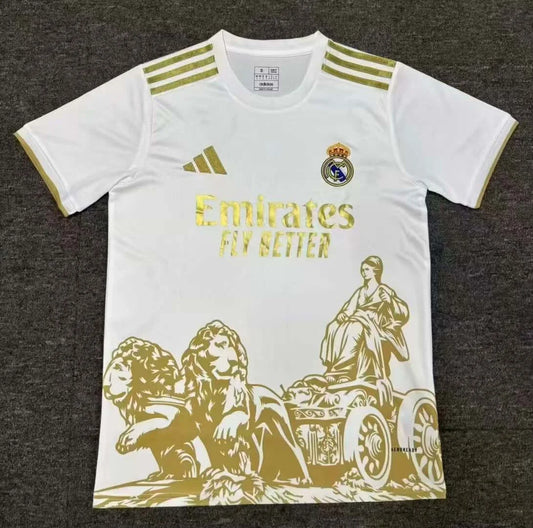 2025/2026 Real Madrid Special Edition Golden Football Shirt