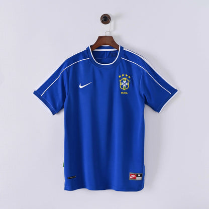 1998 Retro Brazil Away Football Shirt