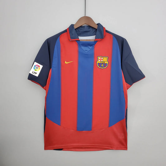 2003/2004 Retro Barcelona Home Football Shirt