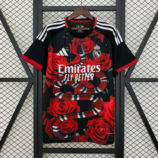 2025/2026 Real Madrid Red Rose Special Edition Football Shirt