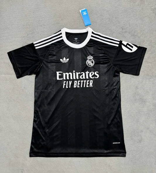 2025/2026 Real Madrid Goalkeeper Black Football Shirt