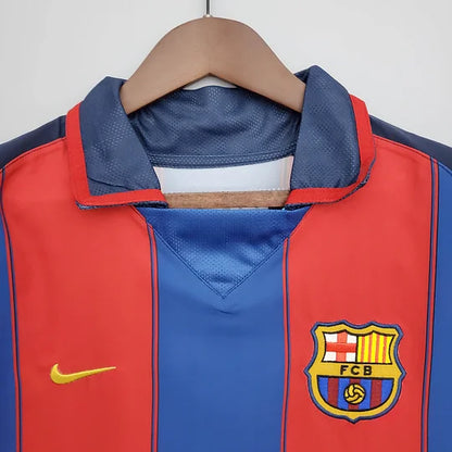 2003/2004 Retro Barcelona Home Football Shirt