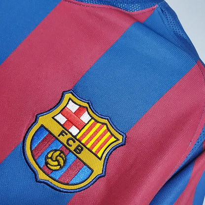 2005/2006 Retro Barcelona Home Football Shirt UEFA Champions League