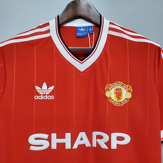 1983/1984 Retro Manchester United Home Football Shirt