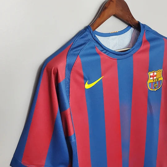 2005/2006 Retro Barcelona Home Football Shirt UEFA Champions League