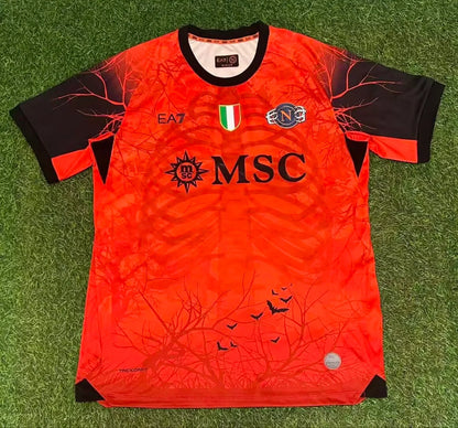 2025/2026 Napoli Halloween Special Edition Orange Soccer Jersey