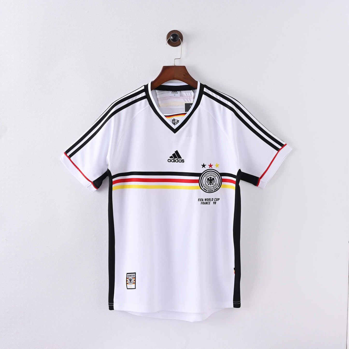 1998 Retro Germany Home Soccer Jersey Football Shirt
