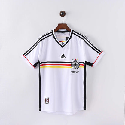 1998 Retro Germany Home Soccer Jersey Football Shirt