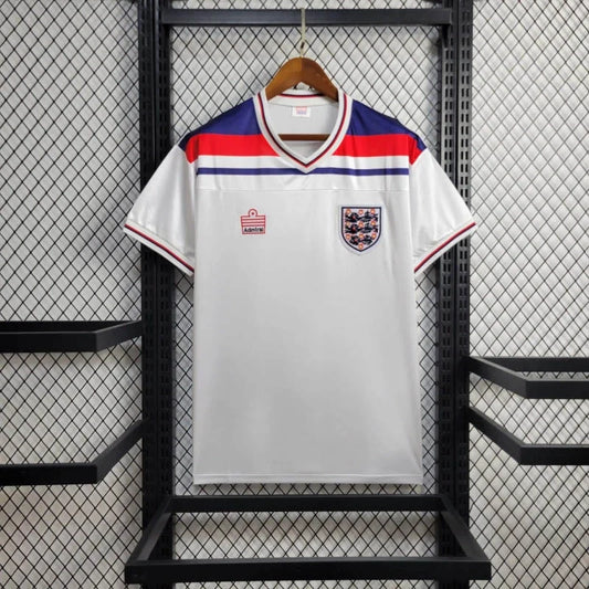 1982 Retro England Home Soccer Jersey
