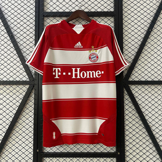 2007/2008 Retro Bayern Munich Home Football Jersey