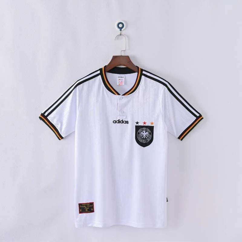 1996 Retro Germany Home Soccer Jersey Football Shirt