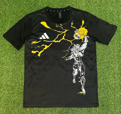 2025/2026 Real Madrid Marvel Co-Branded Edition Black Football Shirt