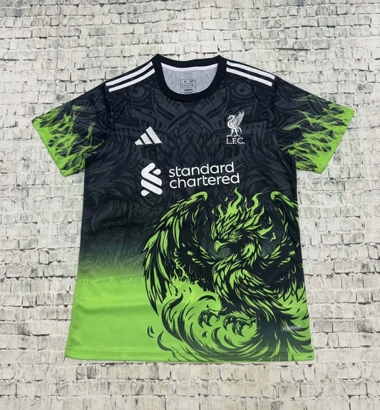 2025/2026 Liverpool Special Edition Green Soccer Jersey