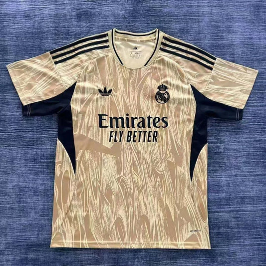 2025/2026 Real Madrid Special Edition Golden Football Shirt