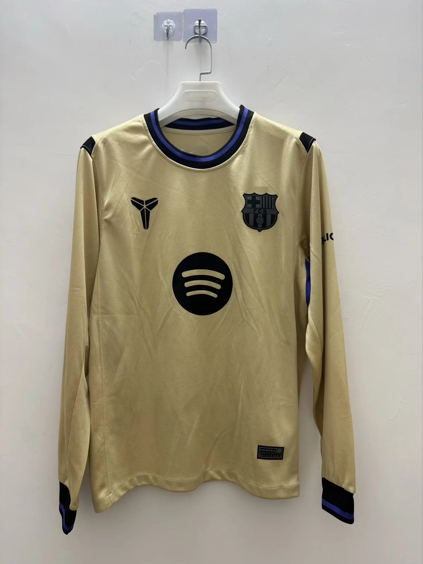 2025/2026 Long Sleeve Barcelona Away Football Shirt