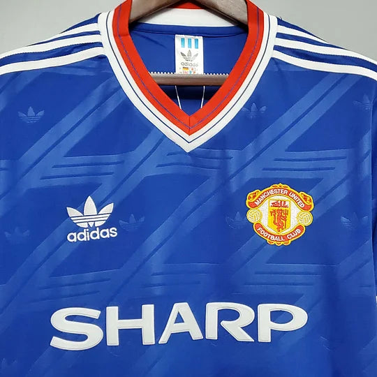 1986/1988 Retro Manchester United Third Away Football Shirt