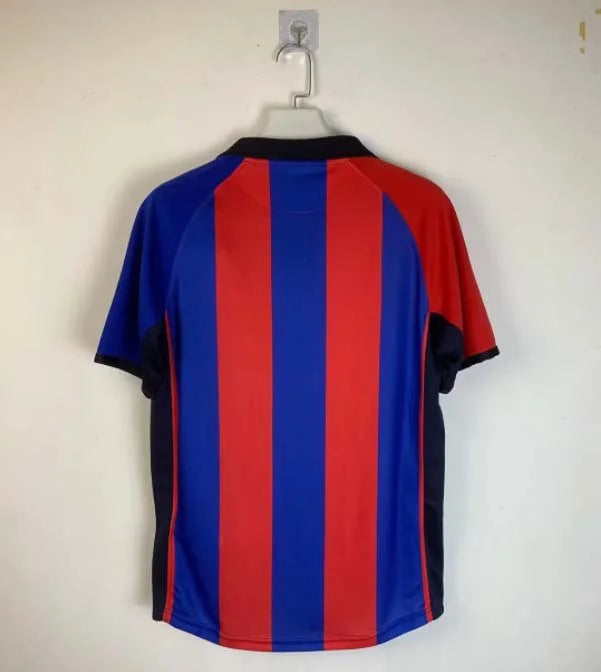 2001/2002 Retro Barcelona Home Football Shirt