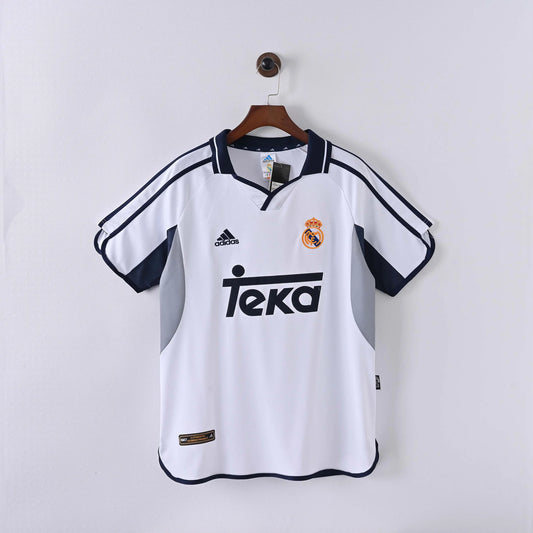 2000/2001 Retro Real Madrid Home Football Shirt