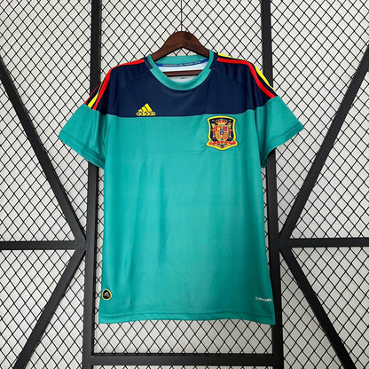 2010 Retro Spain Goalkeeper Green Soccer Shirt