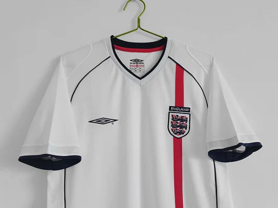 2002 Retro England Home Football Shirt