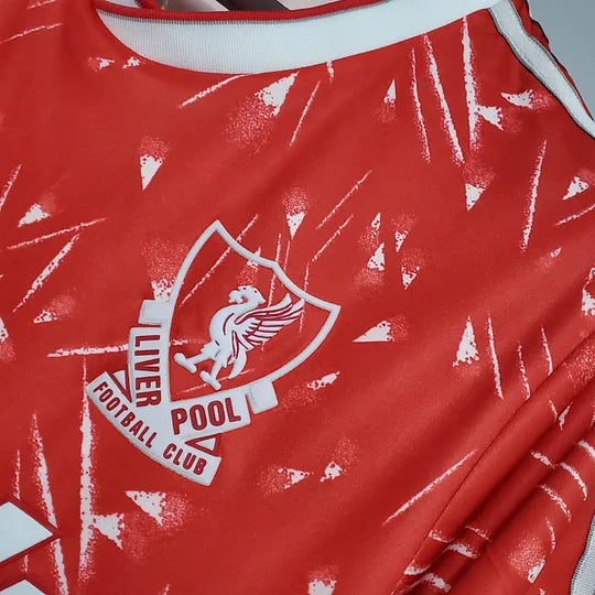Retro 1989/1991 Liverpool Football Shirt Home