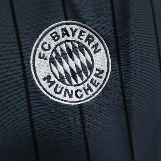 2025/2026 Bayern Munich Baseball Uniform Grey Football Jersey