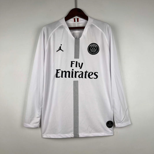 2018/2019 Retro Long Sleeve Psg Paris Saint-Germain Away Football Shirt