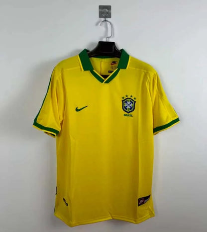 1997 Retro Brazil Home Football Shirt