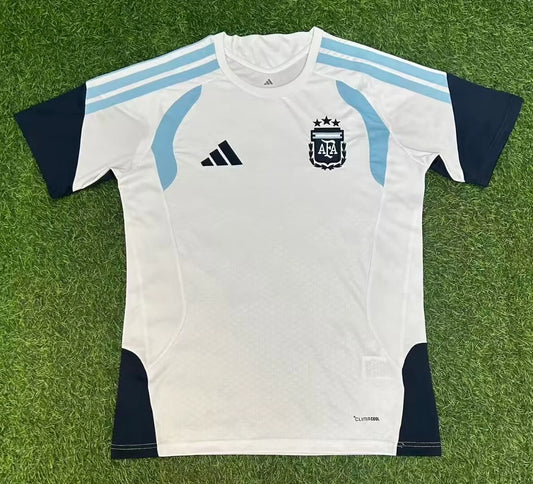 2026 Argentina National Team Training Suit White Football Shirt