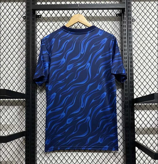 2025/2026 Real Madrid Pre-race suit Blue Football Shirt