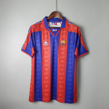 Retro Barcelona Football Shirt Home 1996/1997