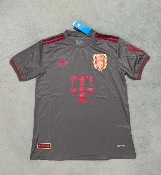 2025/2026 Bayern Munich 125th Anniversary Edition gray Football Shirt