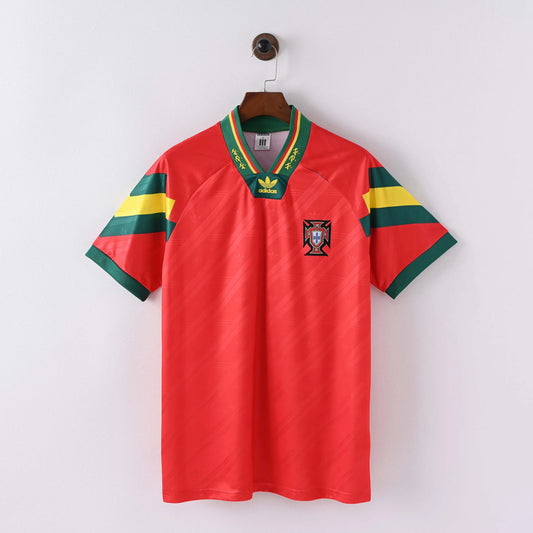 1992 Retro Portugal Home Football Shirt