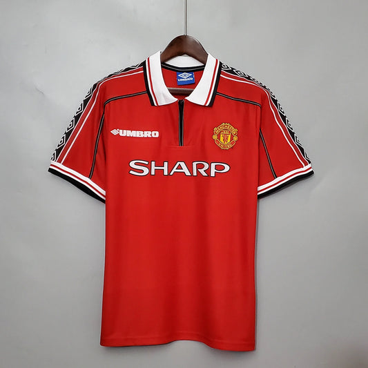 1998/1999 Retro Manchester United Home Football Shirt