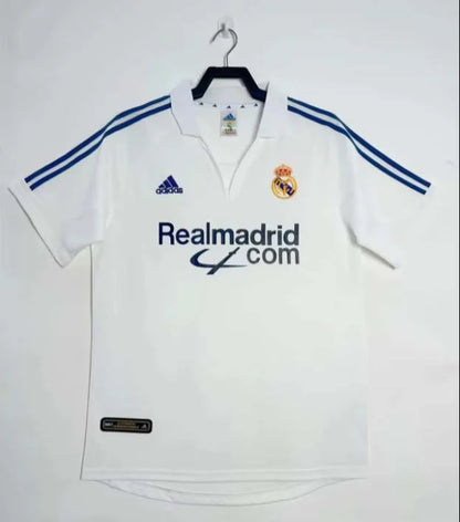2001/2002 Retro Real Madrid Home Football Shirt