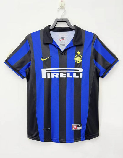 1998/1999 Retro Internazionale Milan Home Football Jersey