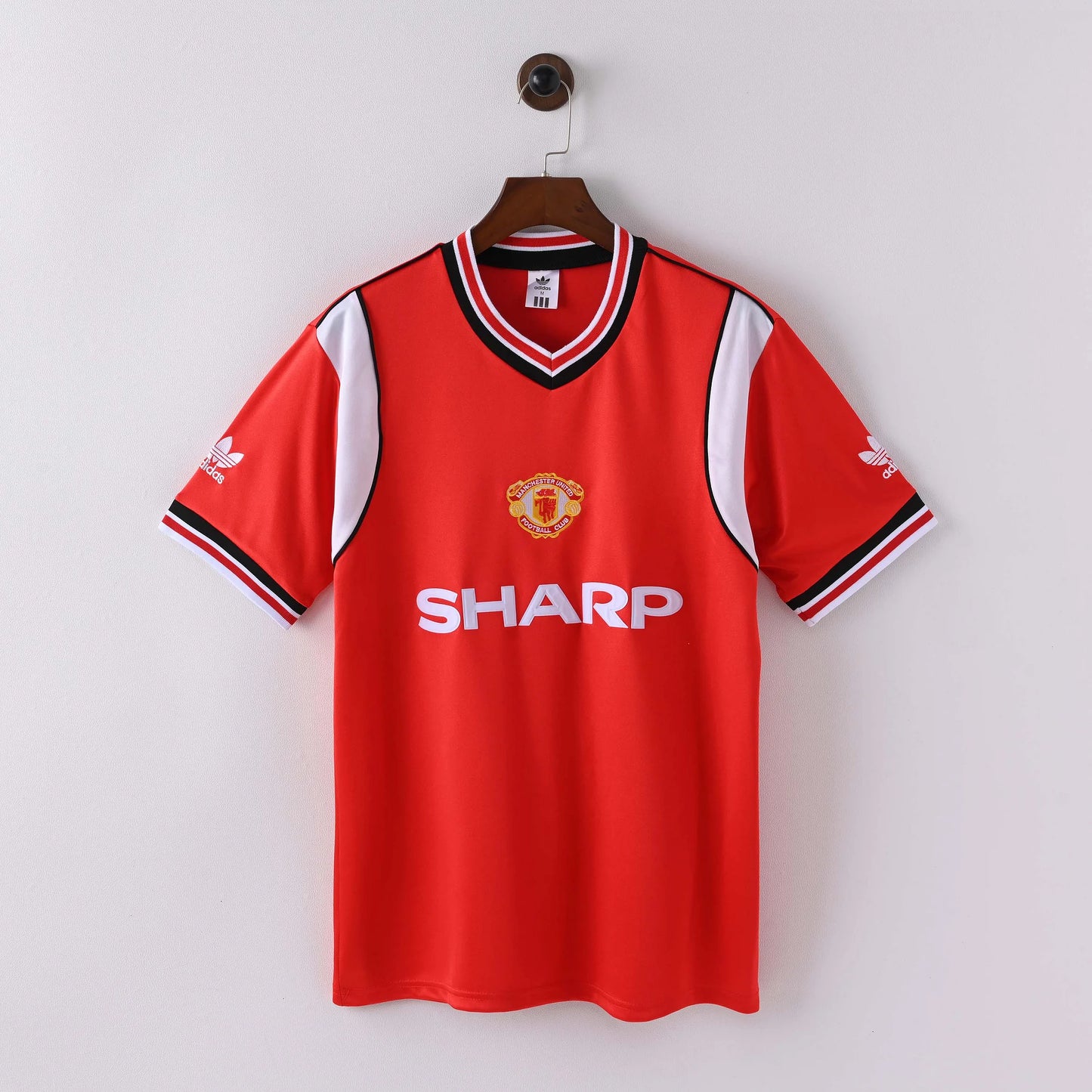 1985 Retro Manchester United Home Football Shirt