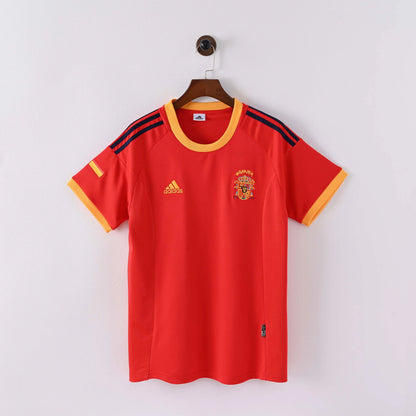 2002 Retro Spain Home Football Shirt