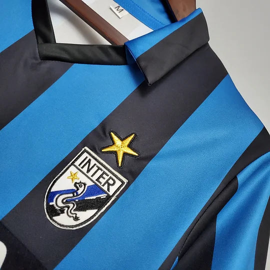 1988/1989 Retro Internazionale Milan Home Football Jersey