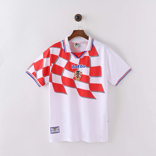 1998 Retro Croatia National Team Home Football Shirt