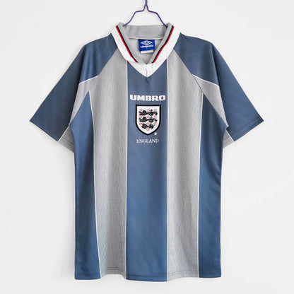 1996 Retro England Away Soccer Jersey